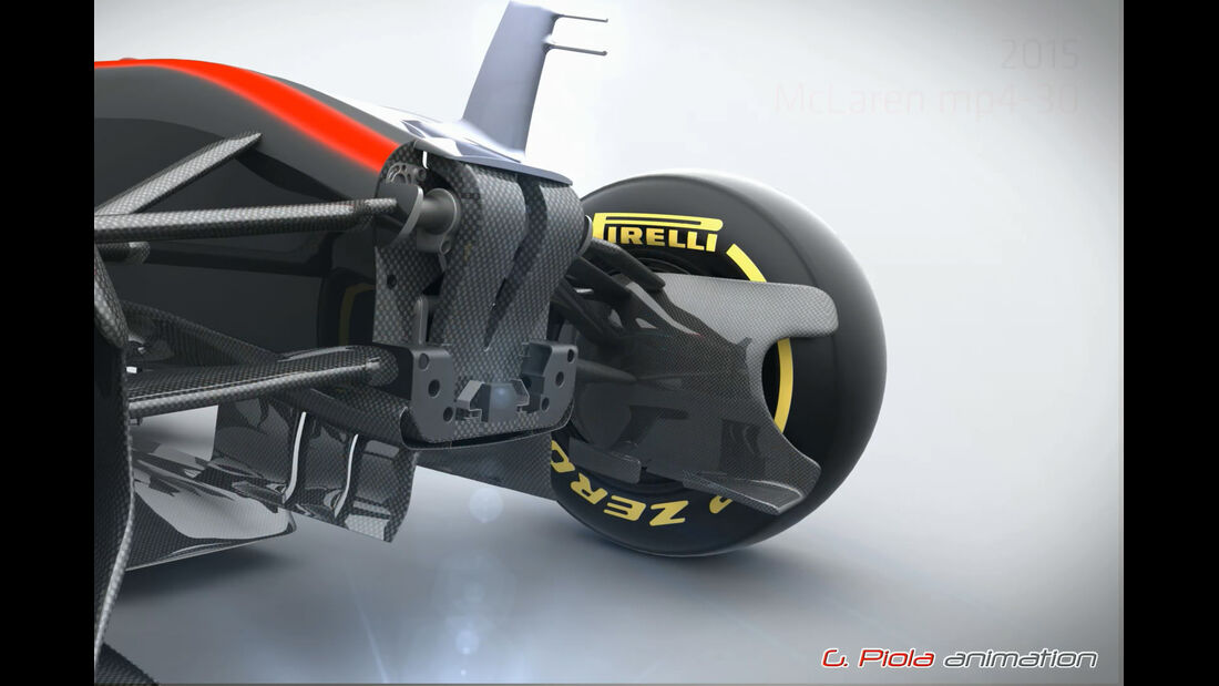 McLaren MP4-30 - Piola Animation - Formel 1 - 2015
