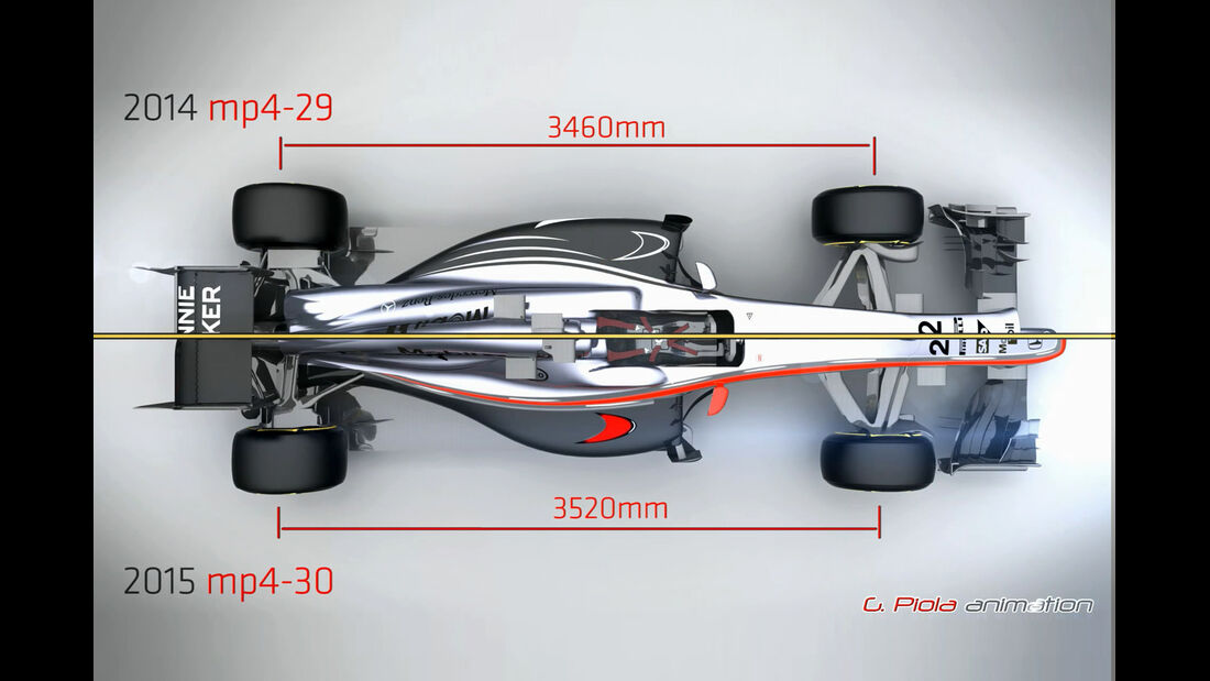 McLaren MP4-30 - Piola Technik Animation - F1 2015