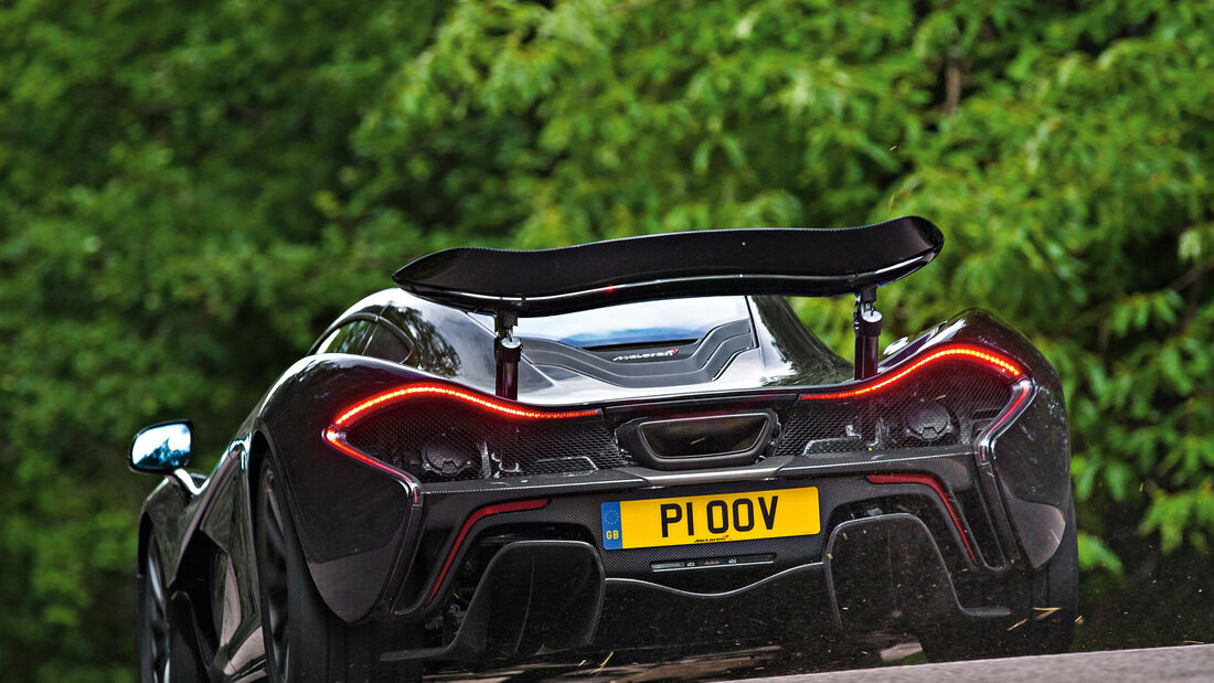 McLaren P1, Heckansicht