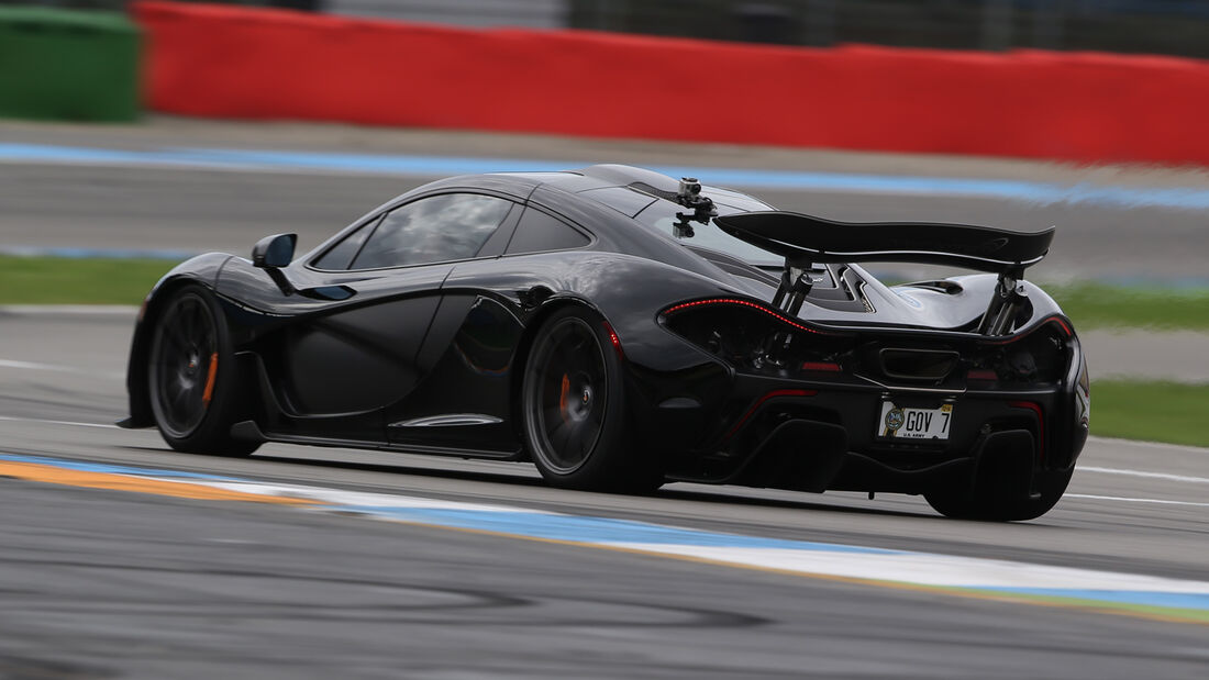 McLaren P1, Heckansicht