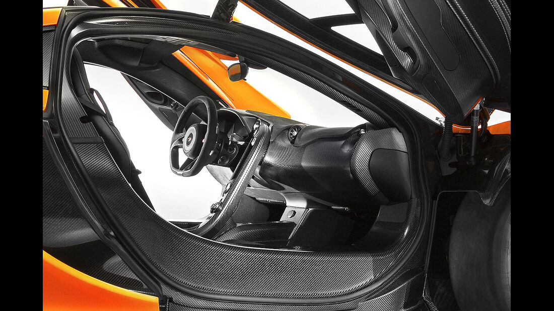 McLaren P1, Innenraum, Cockpit