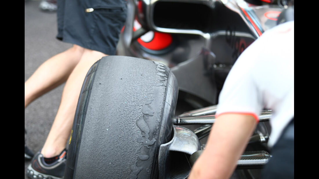 McLaren - Pirelli Test
