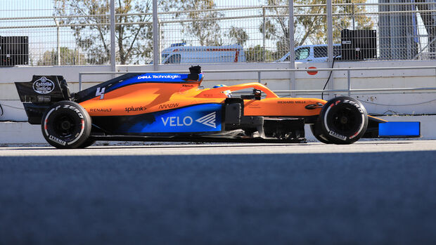 McLaren - Profil - F1-Test - Barcelona - 2020