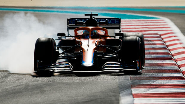 McLaren - Reifentest - Abu Dhabi - 2021