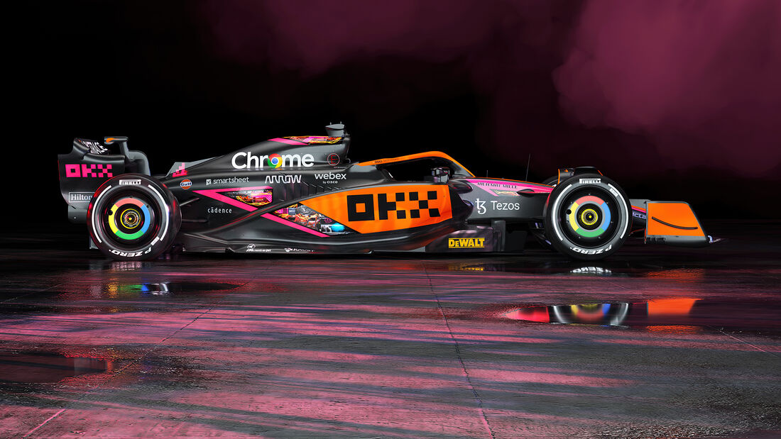 McLaren - Spezial-Lackierung - GP Singapur & GP Japan 2022