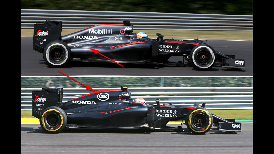 McLaren - Technik - GP Belgien 2015