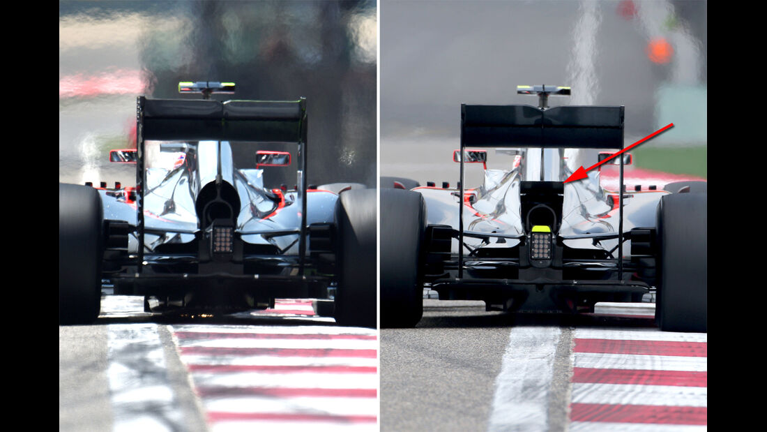McLaren - Technik - GP China / GP Bahrain - Formel 1 - 2015