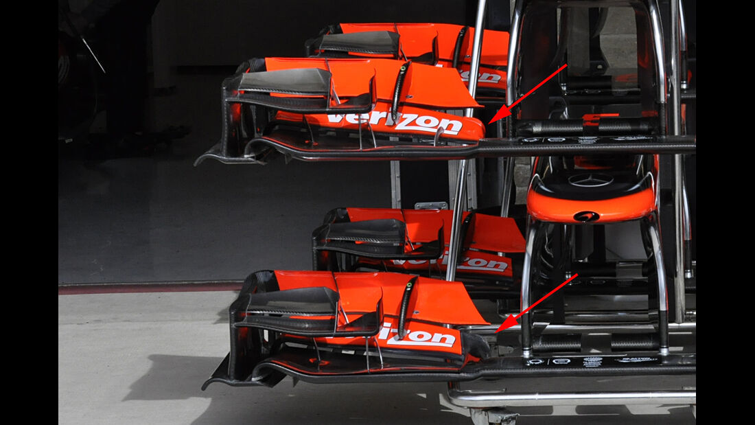 McLaren - Technik - Y250 - Frontflügel - 2013