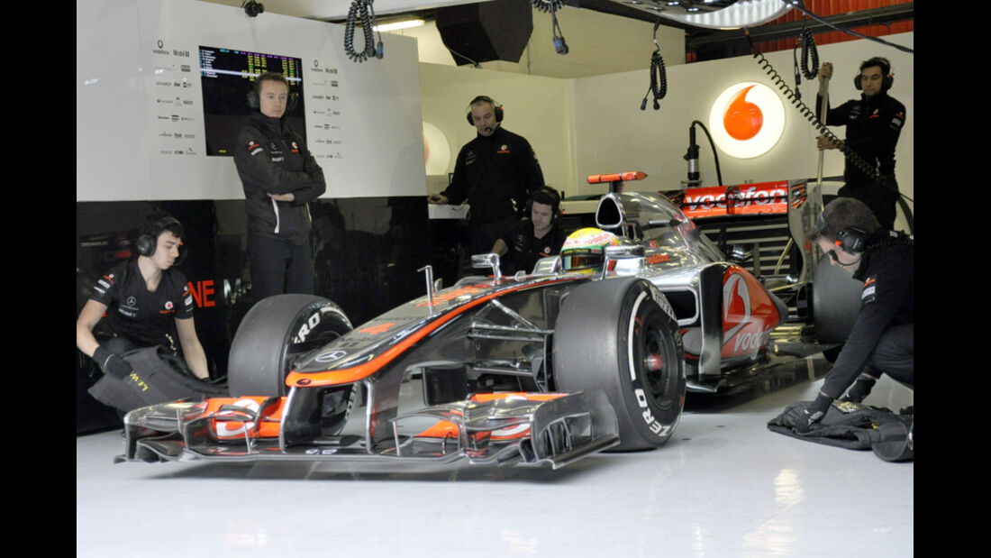 McLaren Test 2012 ohne Splitter