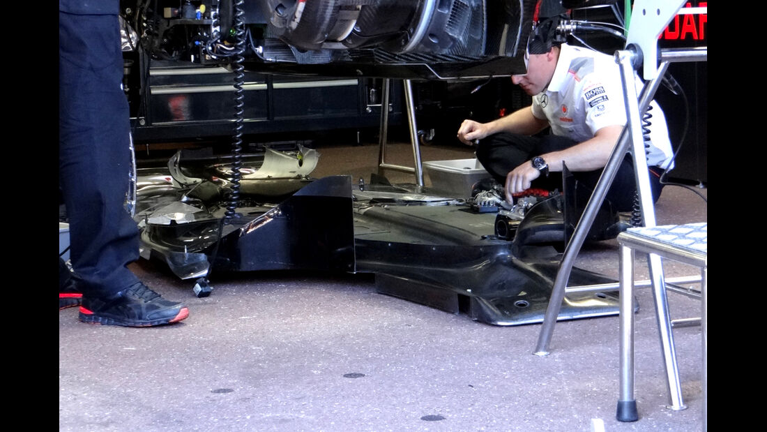 McLaren-Unterboden - Formel 1 - GP Monaco - 23. Mai 2013