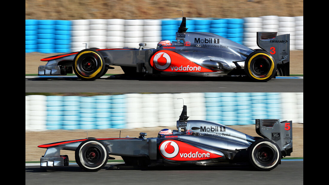 McLaren Vergleich MP4-28 2013