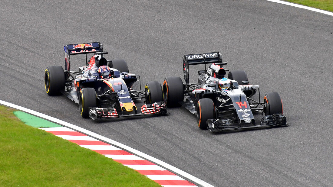 McLaren vs. Toro Rosso - GP Japan 2016