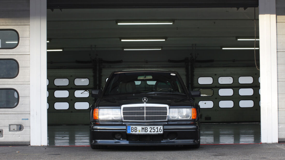 Mercedes 190 E 2.5-16 EVO II, Frontansicht, Scheinwerfer