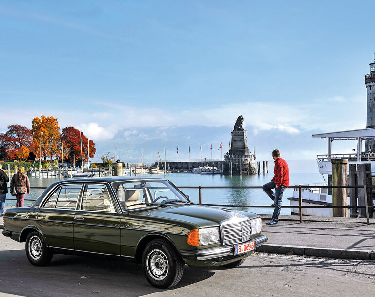 40 Jahre Mercedes W123 Ausfahrt Mit Einem 200 D Auto