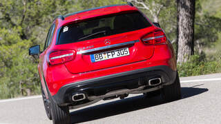 Mercedes 250 GLA 4matic, Heckansicht