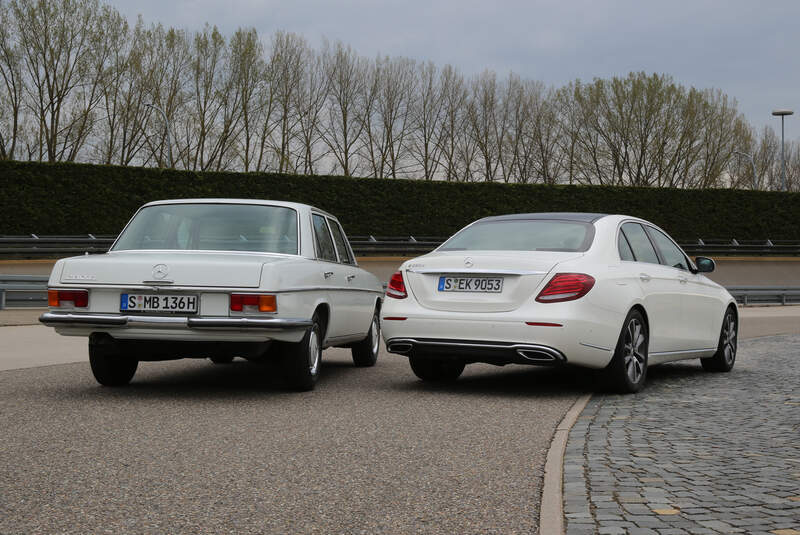 Mercedes 280 E, Mercedes E 220 d, Impression, Generationen-Treffen