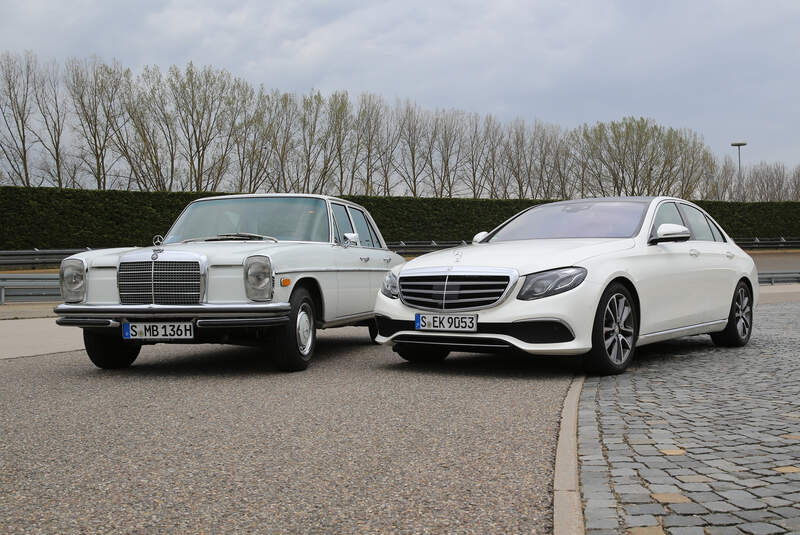 Mercedes 280 E, Mercedes E 220 d, Impression, Generationen-Treffen