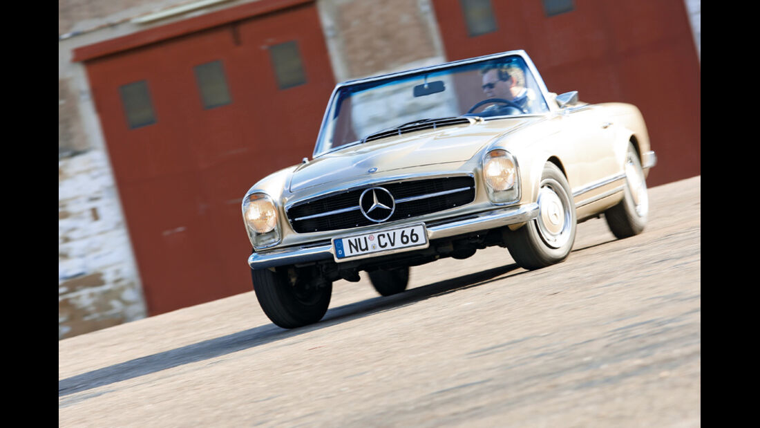 Mercedes 280 SL, Pagode, Frontansicht, Cabrio