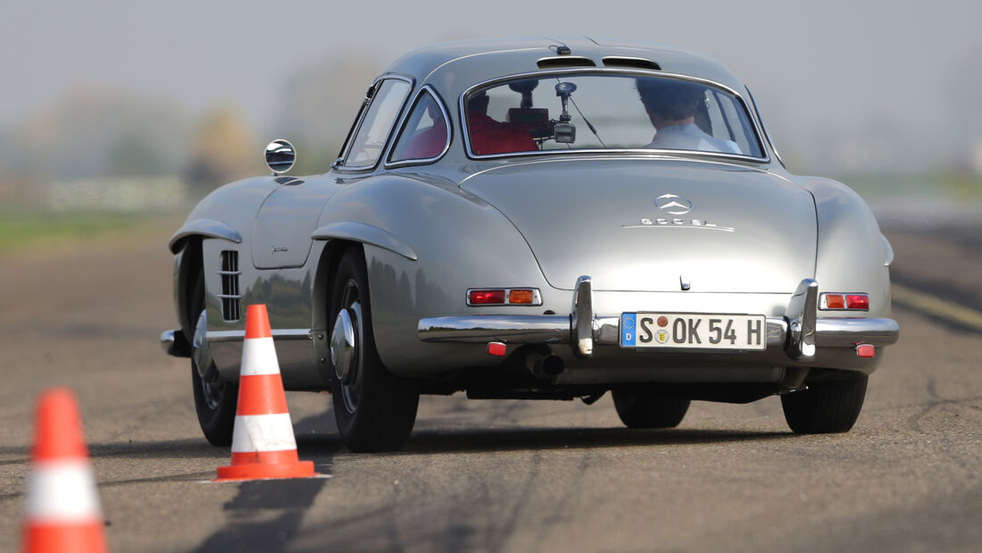 Mercedes 300 SL, Heckansicht