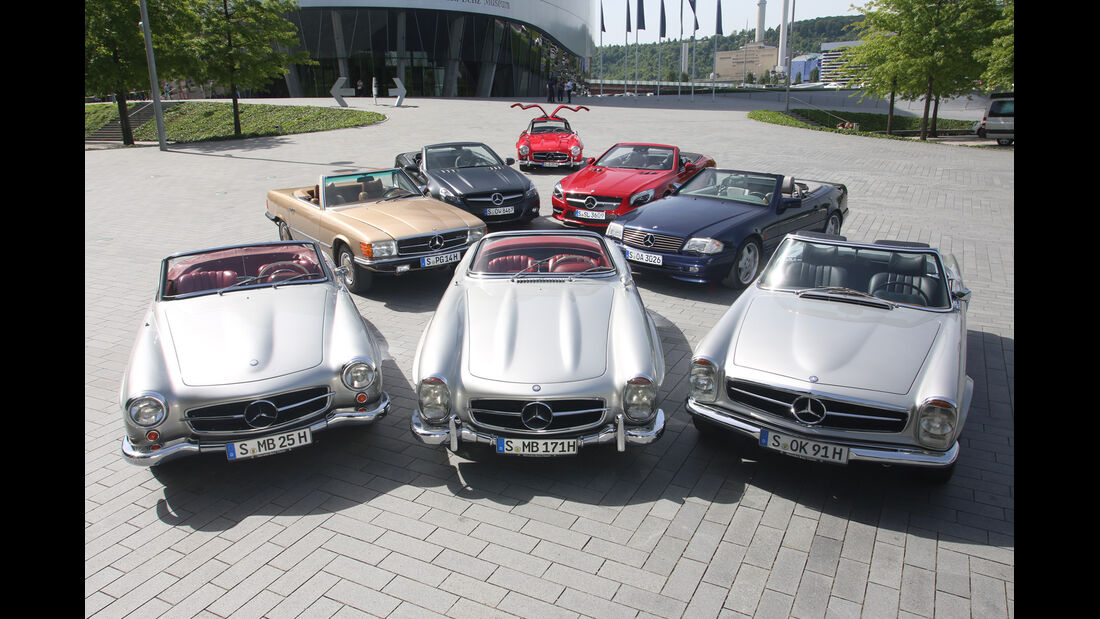 Mercedes 300 SL, Modelle, Gruppenbild