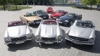Mercedes 300 SL, Modelle, Gruppenbild