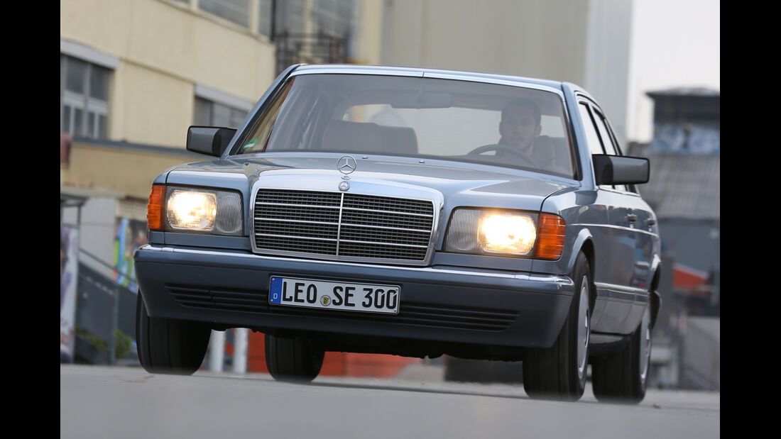 Mercedes 380 SE–560 SEL (W126), Frontansicht