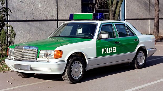 Mercedes 420 SE W126 Polizei Sonderschutz