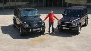 Mercedes 500 GE (1993) G500 (2023) alt neu