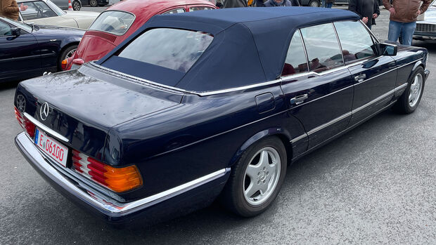 Mercedes 500 SEL W126 Cabrio-Umbau Techno Classica (2023)