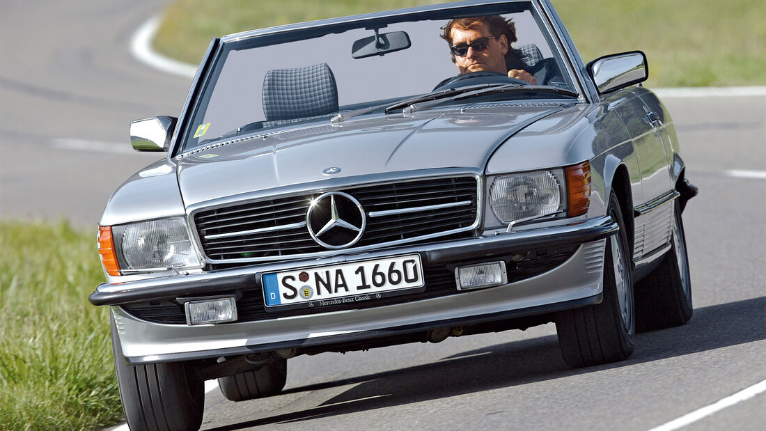 Mercedes 500 SL (R107), Frontansicht