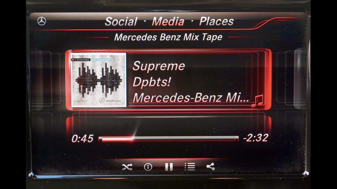Mercedes A-Klasse, Audio