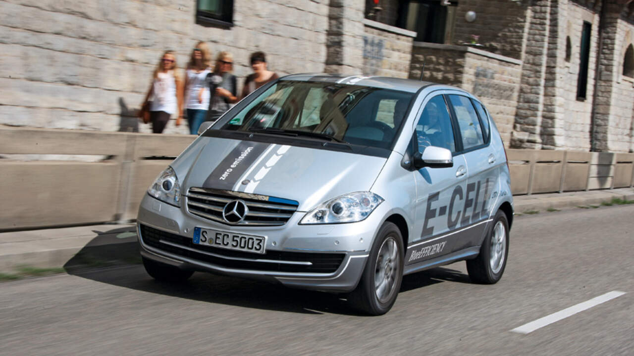 Mercedes A Klasse E Cell Test Kompaktwagen Mit Elektroantrieb Auto Motor Und Sport