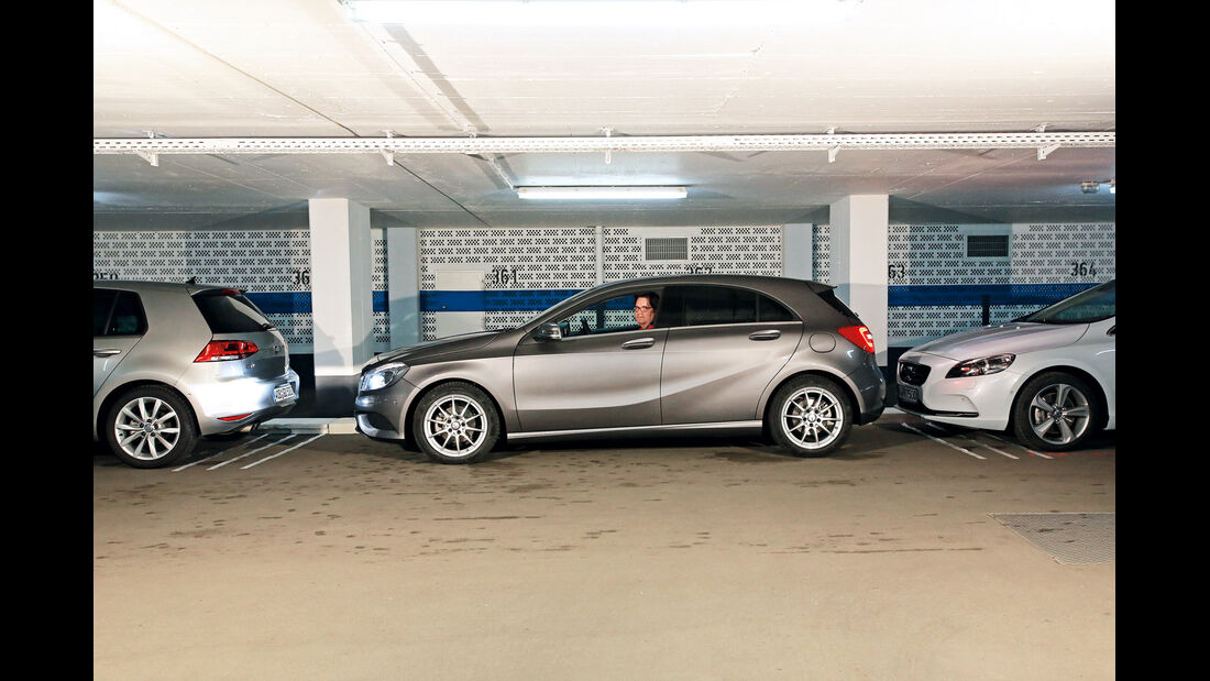Mercedes A-Klasse, Einparktest