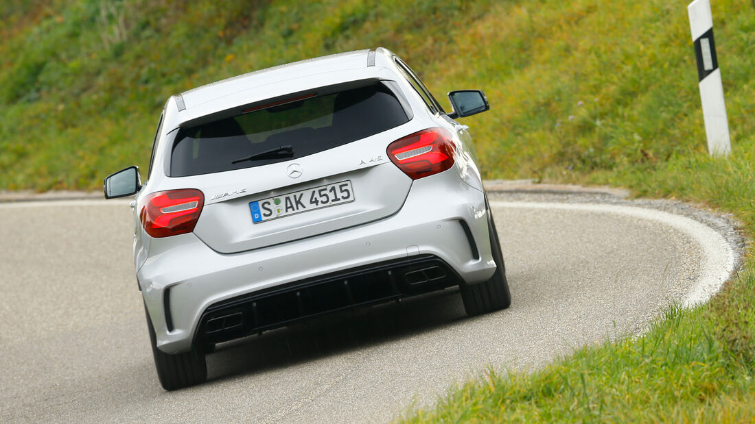 Mercedes AMG A 45, Heckansicht