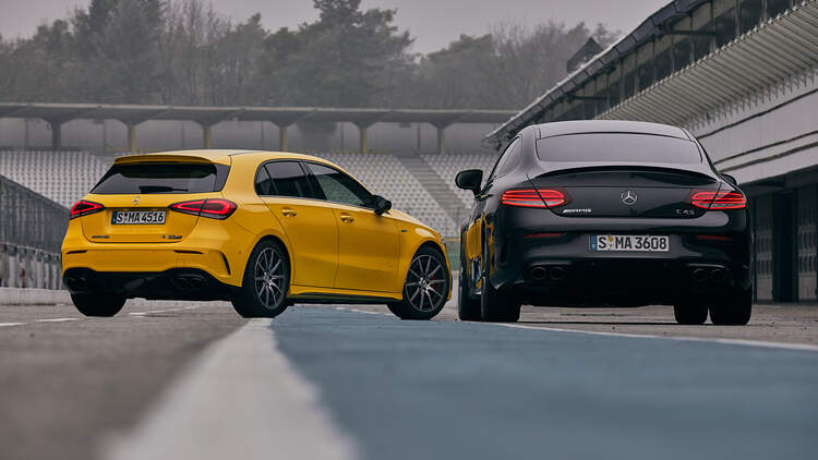 Mercedes Amg A 45 S Und C 43 Coupe Im Test Auto Motor Und Sport