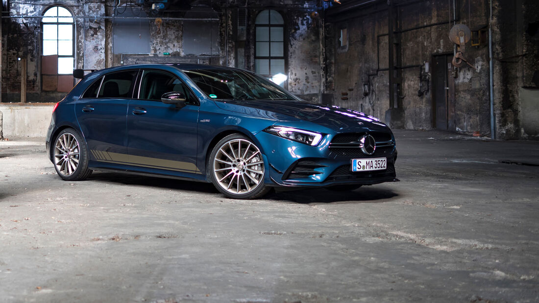 Mercedes-AMG A35, Einzeltest, front