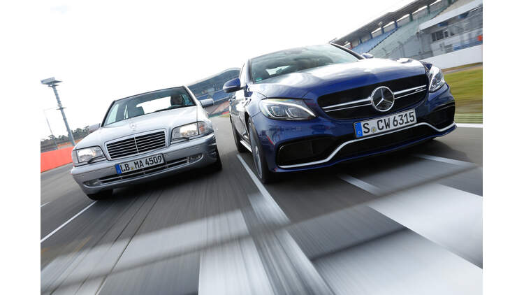 Mercedes Amg C 63 S 2015 Und C 43 Amg Vergleich Auto Motor Und Sport