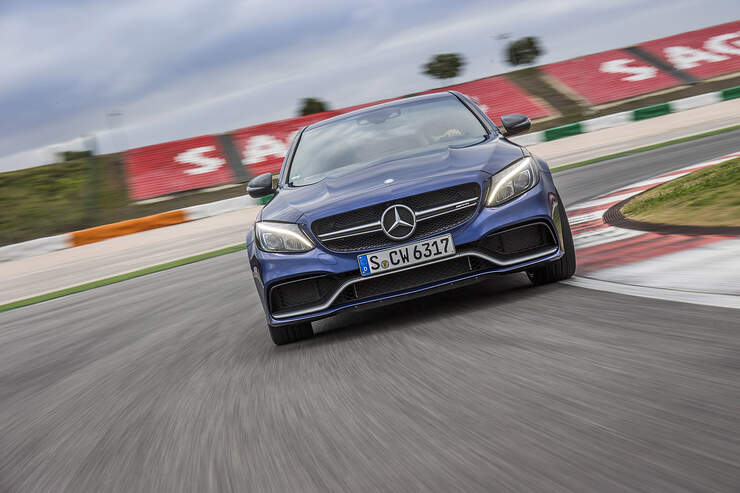 Mercedes Amg C63 S Im Fahrbericht Der Druck Von 510 Ps Auto Motor Und Sport