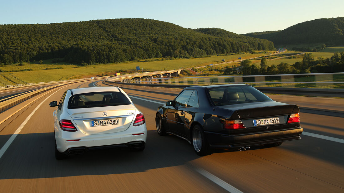 Mercedes-AMG E 63 S 4Matic+, Mercedes 300 CE 6.0-32V AMG, Heck