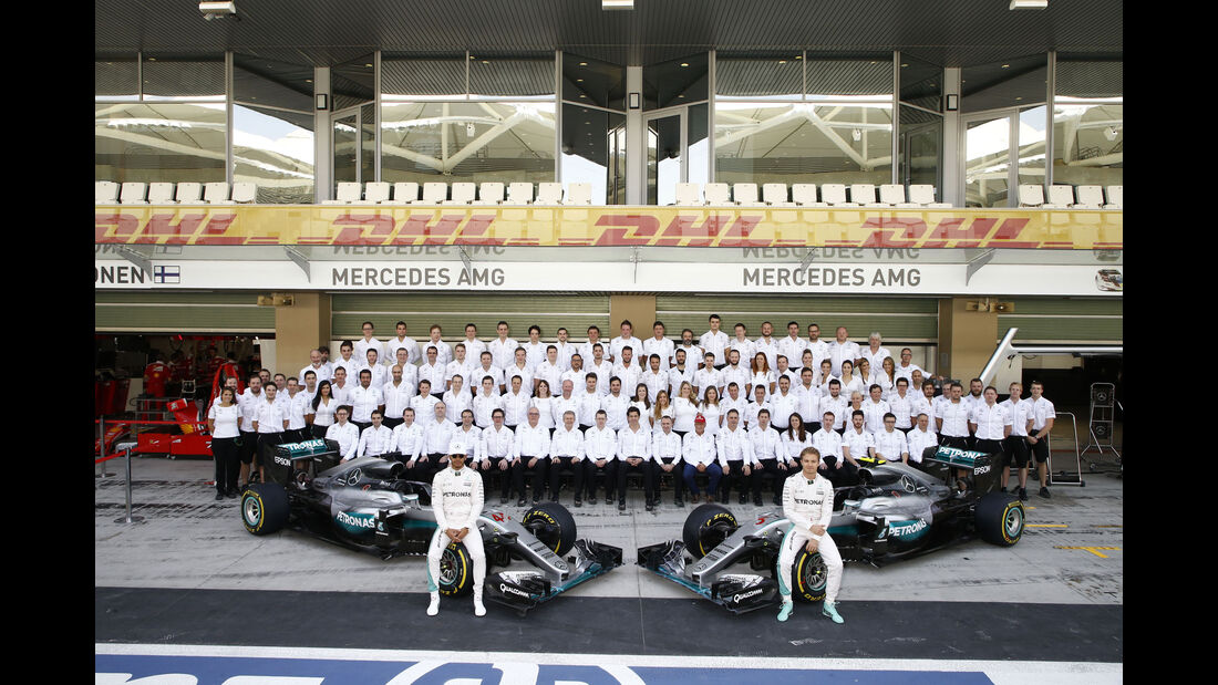 Mercedes AMG F1 - Teamfoto - GP Abu Dhabi 2016 - Formel 1