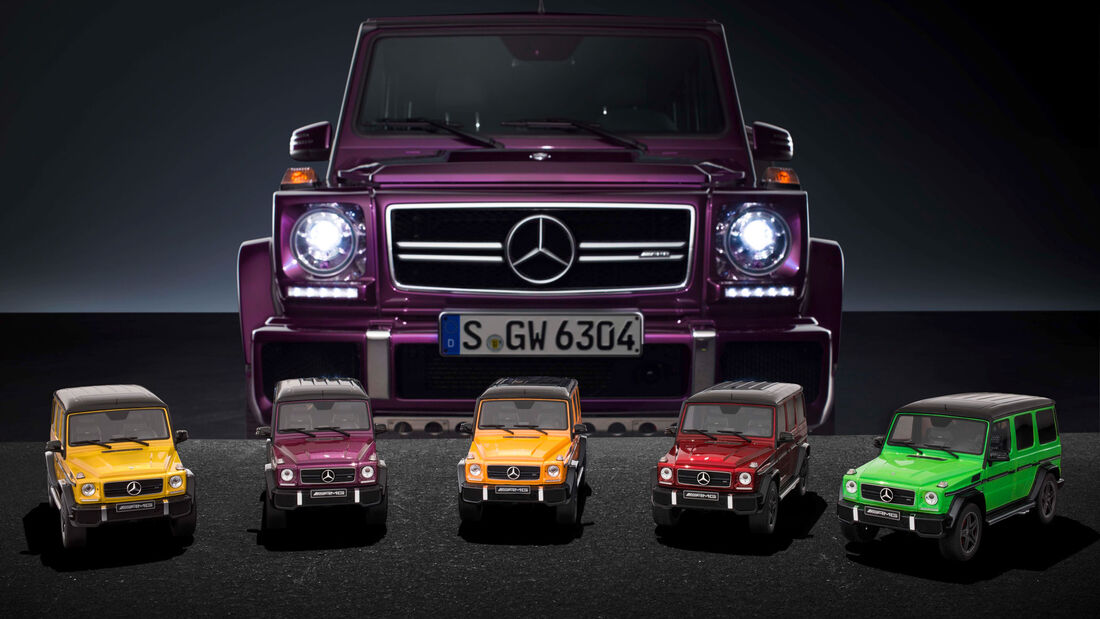 Mercedes-AMG G 63 - Modellauto-Serie - "Crazy Colors"