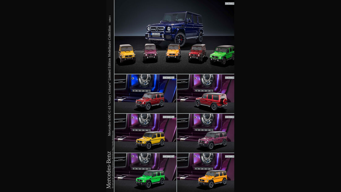 Mercedes-AMG G 63 - Modellauto-Serie - "Crazy Colors"