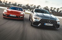 Mercedes-AMG GT 63 S, Porsche Panamera Turbo S, Exterieur