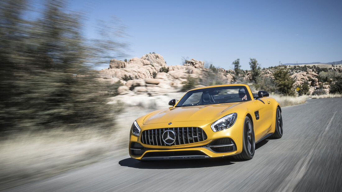 Mercedes-AMG GT C Roadster, Cabrio, Fahrbericht