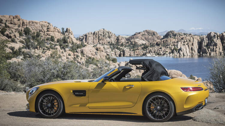 Mercedes Amg Gt C Roadster 2017 557 Ps Im Fahrbericht Auto Motor Und Sport