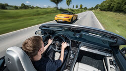 Mercedes-AMG GT C Roadster - Porsche 911 Turbo Cabrio - Sportwagen - Test