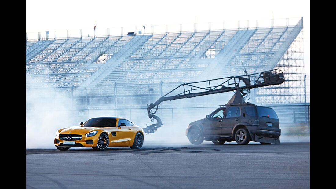 Mercedes AMG GT, Filmdreh, Impression, Aufnahmen