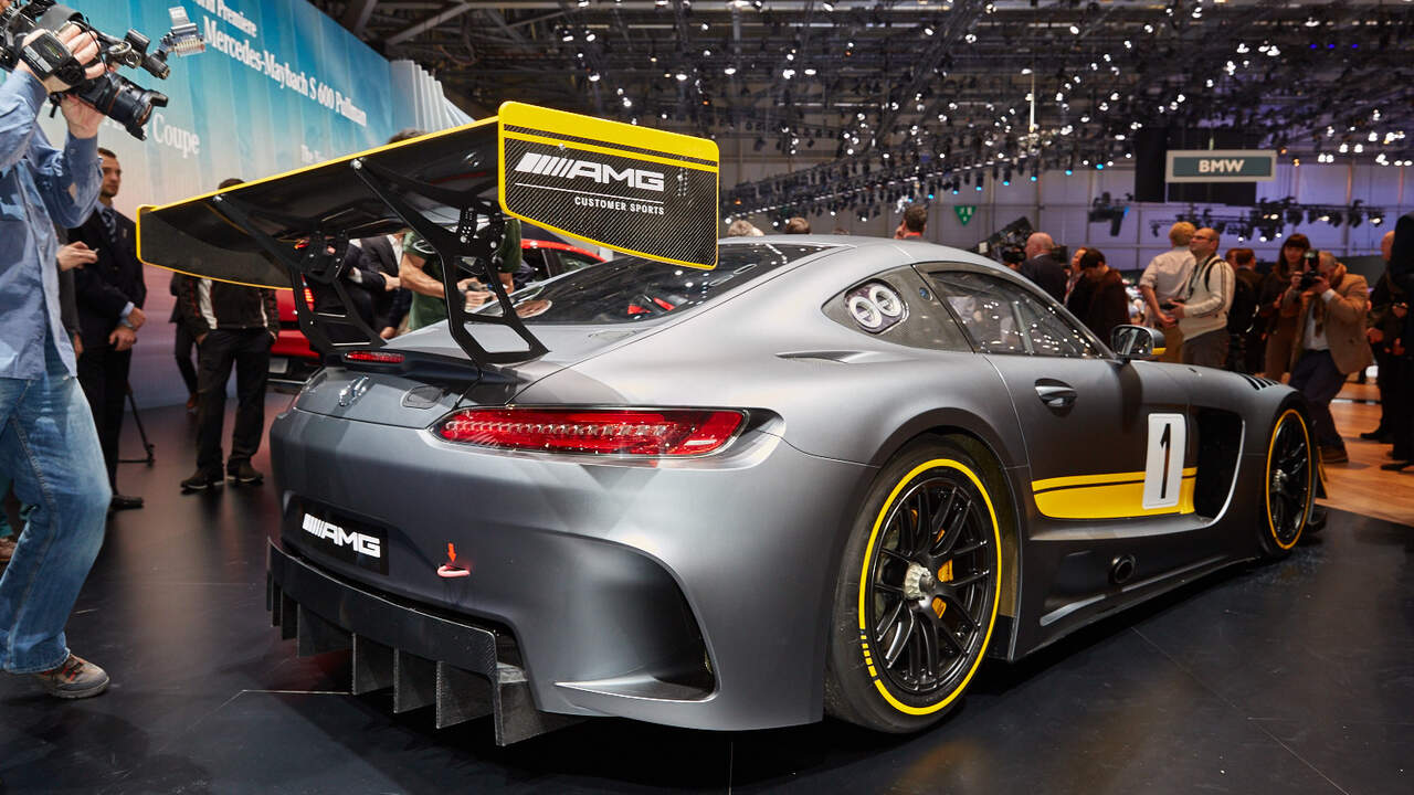Mercedes Amg Gt3 Auf Dem Genfer Autosalon Gt3 Waffe Aus Affalterbach Auto Motor Und Sport