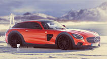 Mercedes AMG GT - Photoshop - Shooting Brake - Rain Prisk 2015