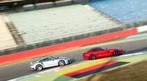 Mercedes-AMG GT S, Porsche 911 Turbo, Seitenansicht